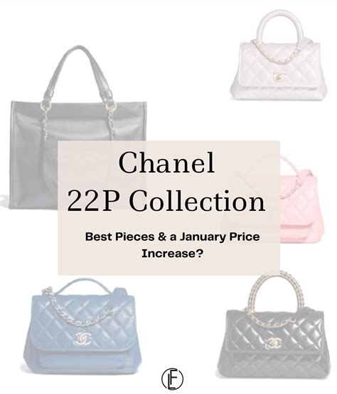 chanel 22p release date|chanel 22p price increase.